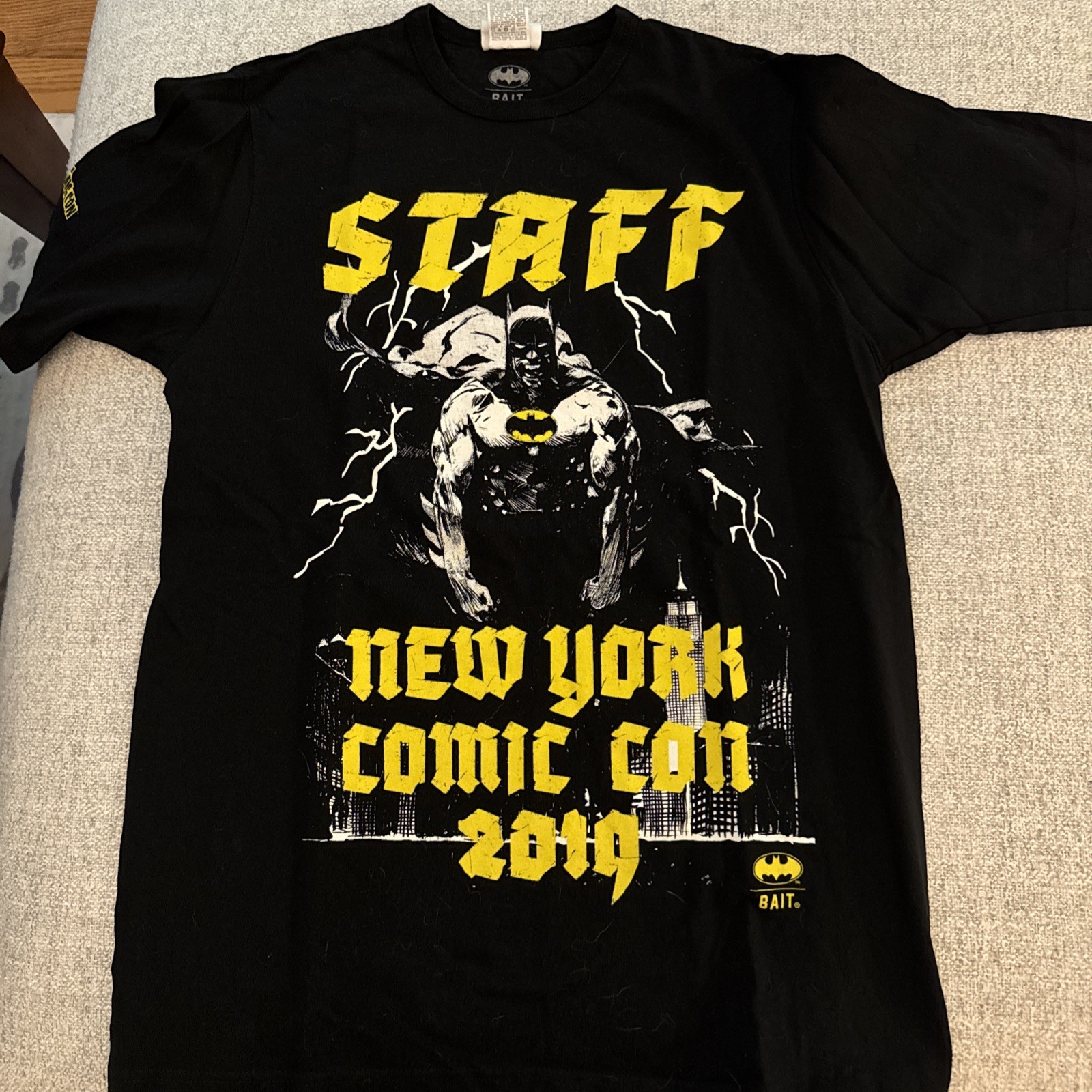 2019 Champion / Bait New York comic con 2019 staff T-shirt adult size Large