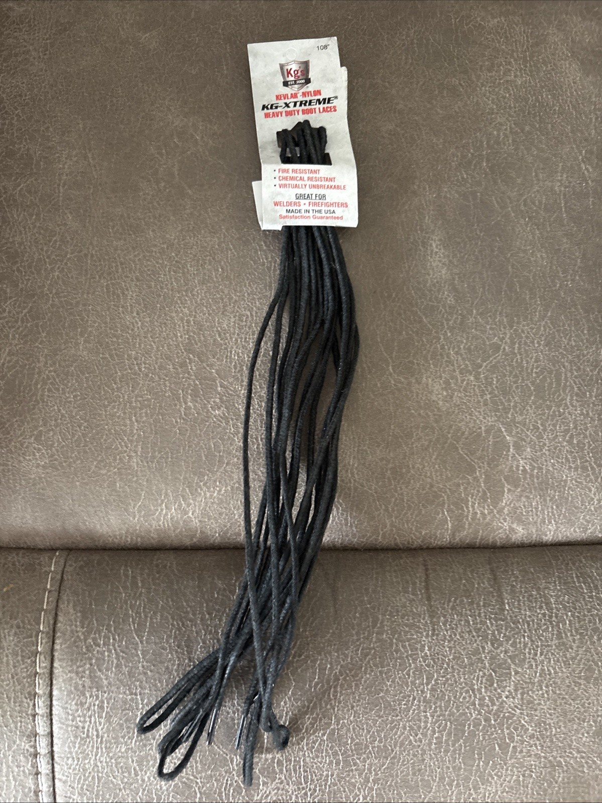 Kg’s KG-XTREME Boot Laces Made With Kevlar and Nylon Made In The USA