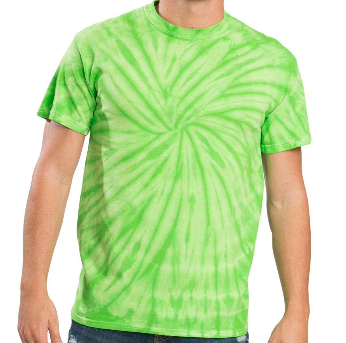 Tie Dye T-Shirts Plain Colors Kids and Adult Colortone 100% Cotton