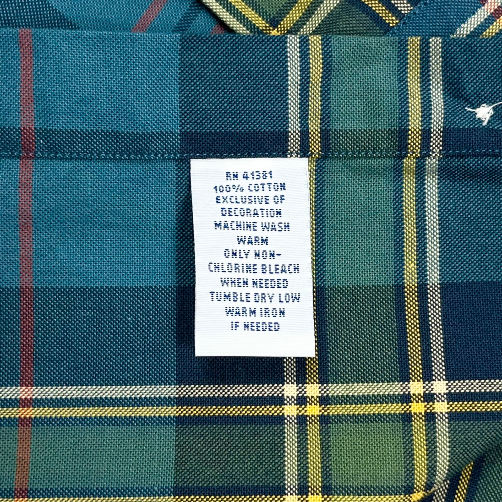 Polo Ralph Lauren Men’s Vintage Checked Plaid Button Down Classic Shirt Size S