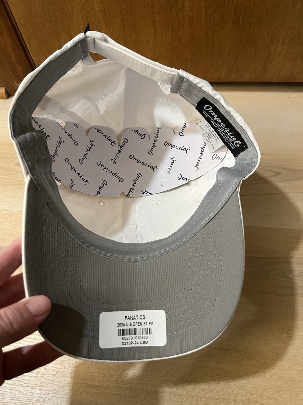 Imperial White 124th US Open Pinehurst Clover True Fit UPF 50+ Golf Hat Womens