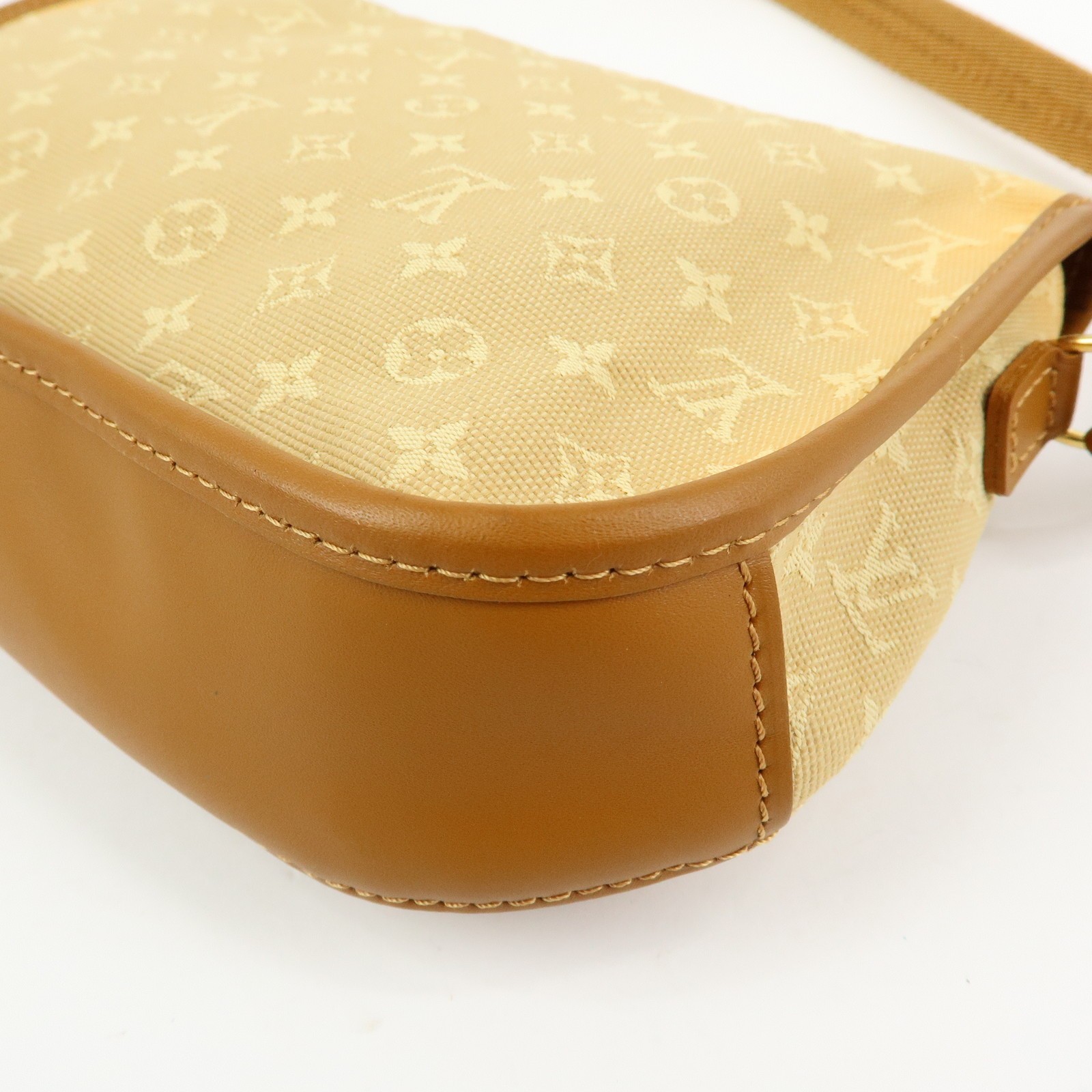 Louis Vuitton Monogram Mini Marjolie Hand Bag Beige M92694 Authentic Used F/S