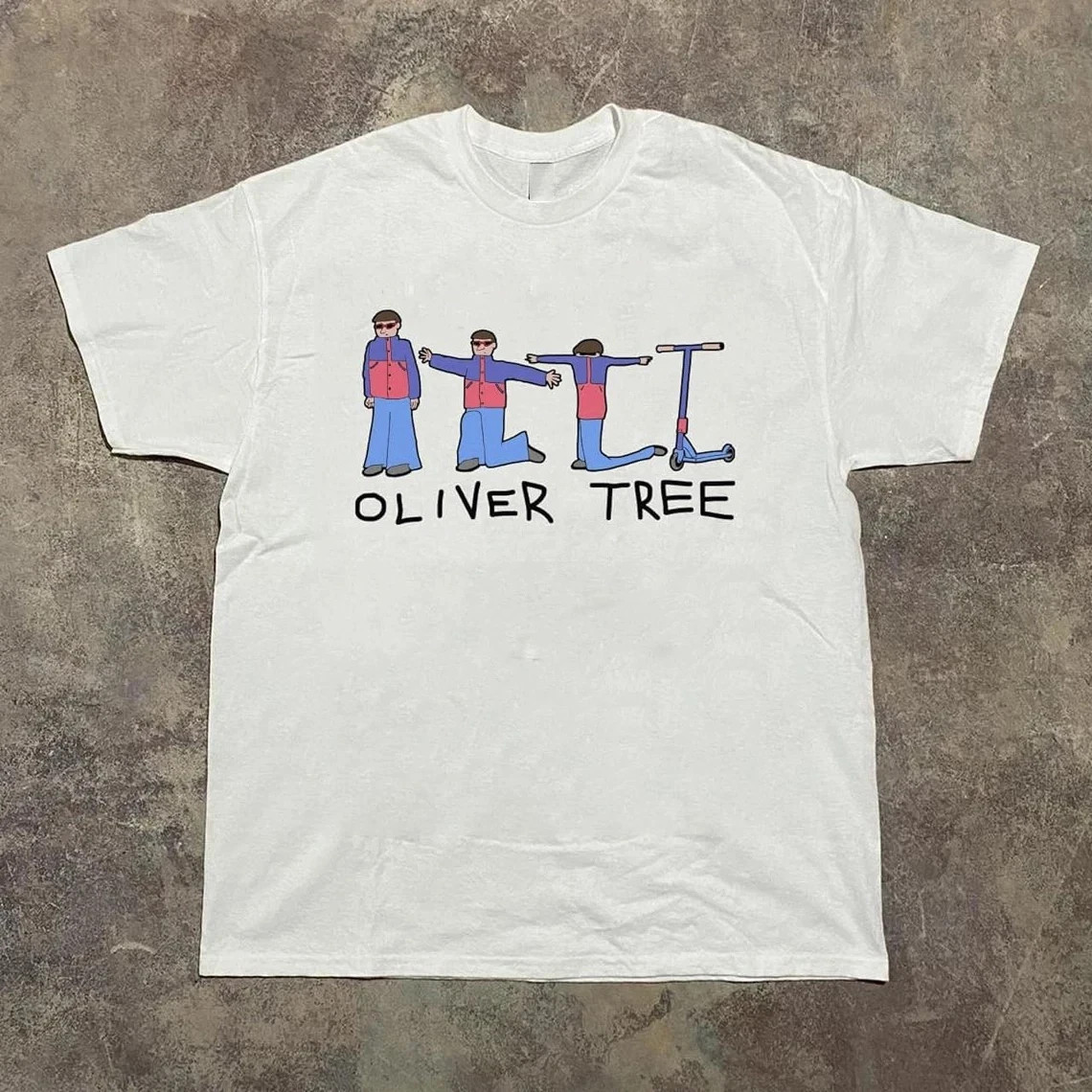 NEW! Oliver Tree White Cotton T-Shirt Full size S-5XL For Men Women HV324