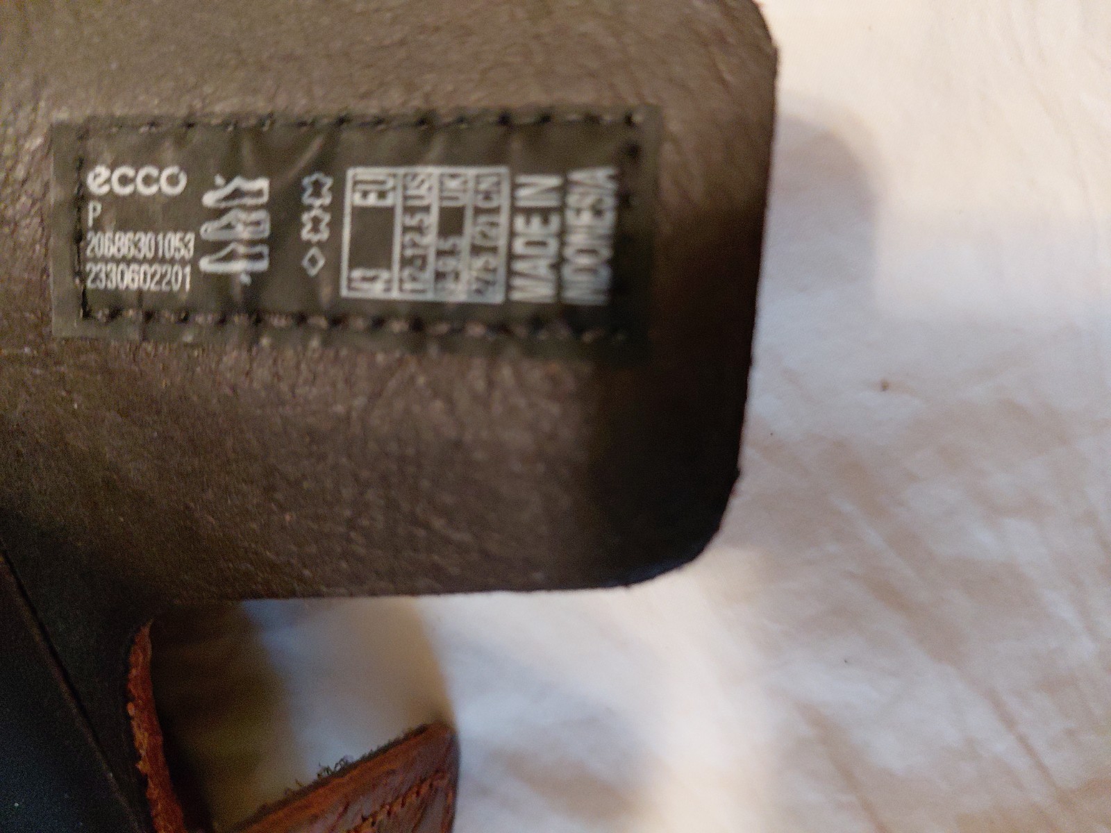 Ecco Men’s 2nd Cozmo Two Band Slide Sandal Brownish 12 NEW
