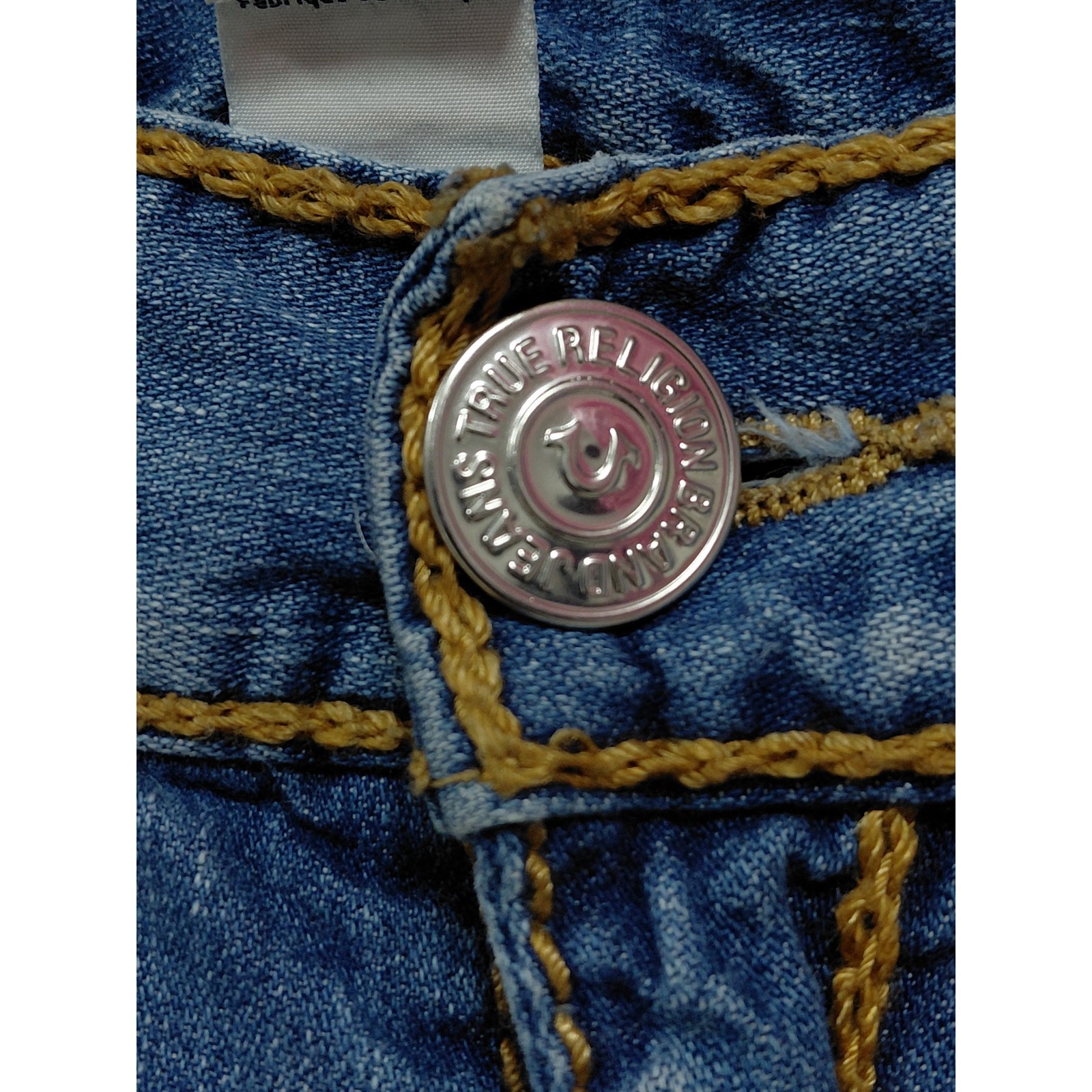 True Religion Blue Jeans Mid (10-12 in) Regular Denim Size 42