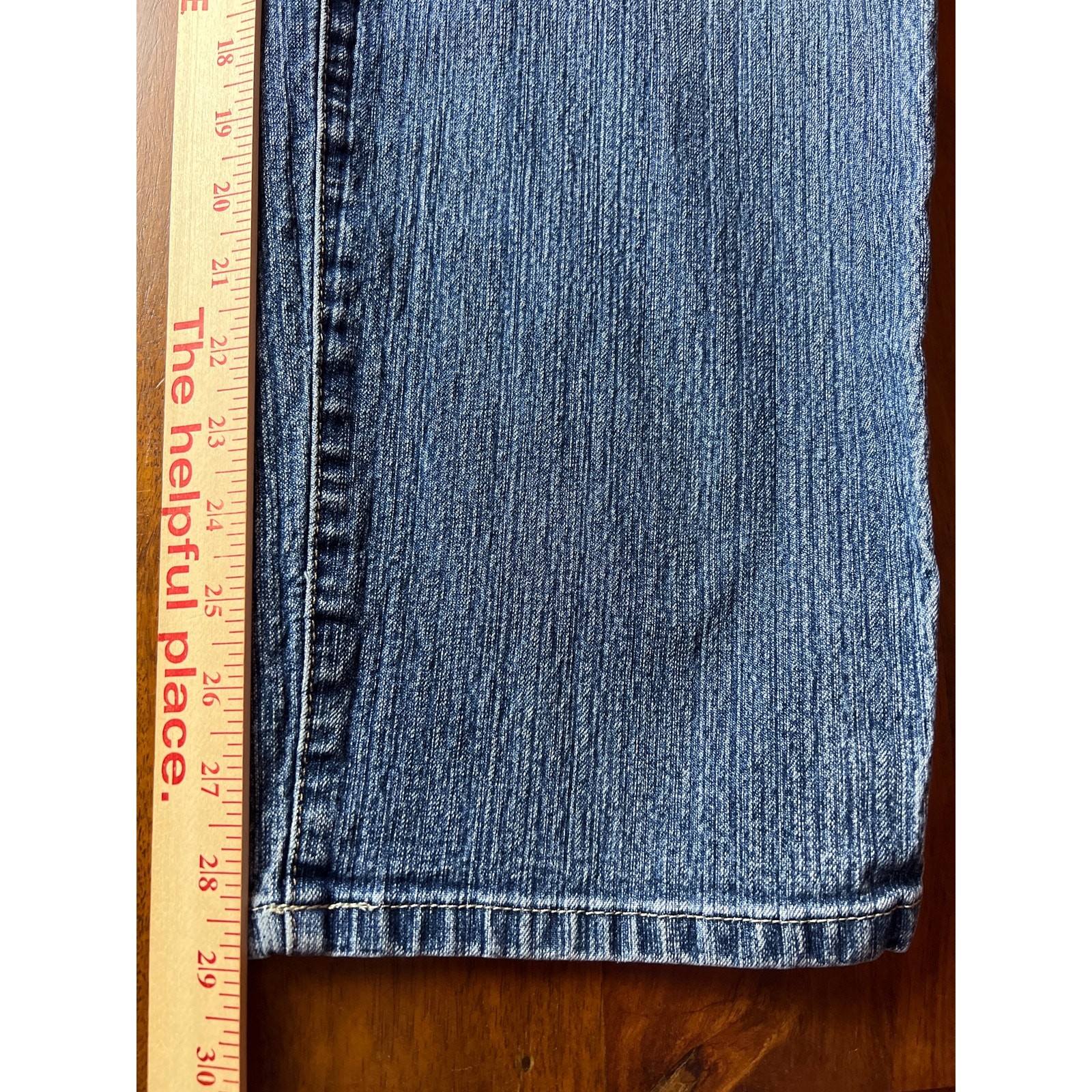 Classic Curvy Fit Straight Leg Jeans 20W Plus Denim Wash Bandolino Blu Mandie