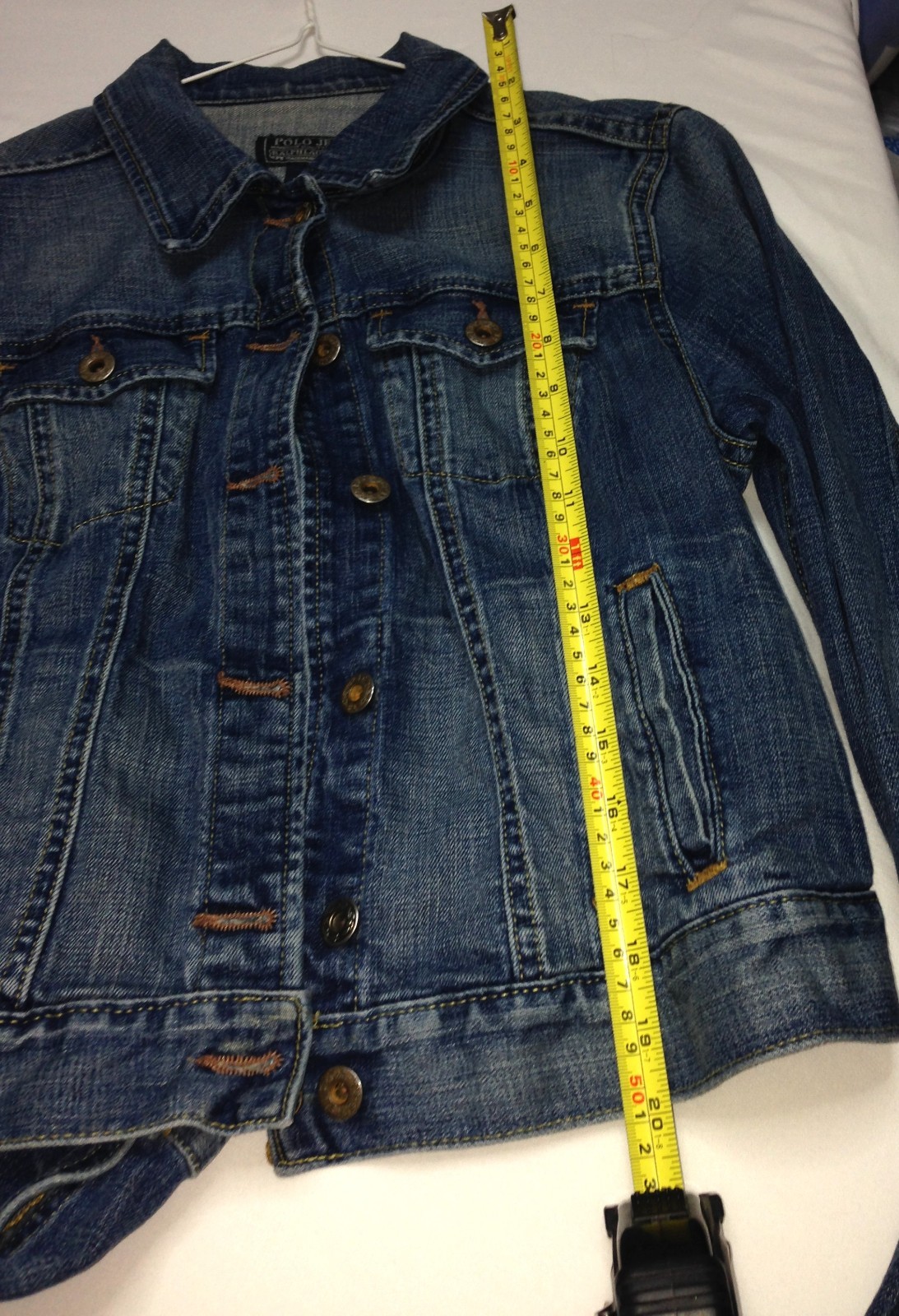 Vintage Polo Ralph Lauren Jeans Co Blue Denim Jacket (Size L)