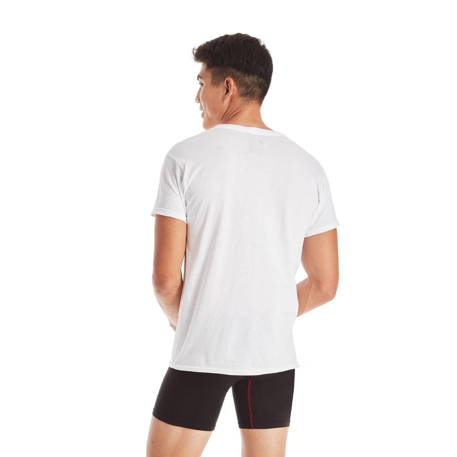 10 Pack Hanes Men’s Super Value Pack White Crew T-Shirt Undershirts, Comfortable