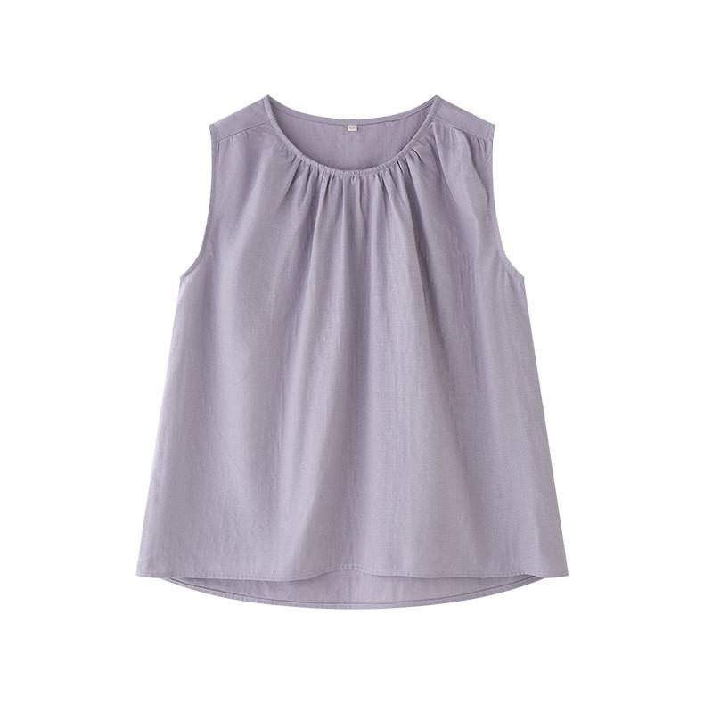 NEW Home Wear Cotton Double-layer Gauze Sleeveless Vest Sizes S-XXL Home Decor