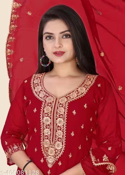 Readymad Georgette Kurta/kurti and plazoo Set for Women’s Party Festive Outfit