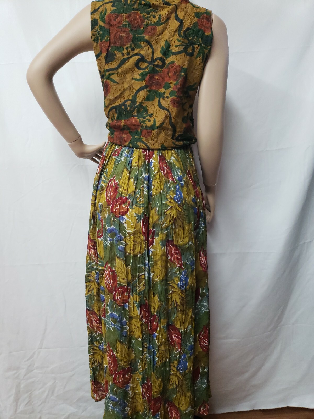 Regardel Carol XXX VINTAGE SIZE M Floral Modest Secretary Women’s Midi Dress # C