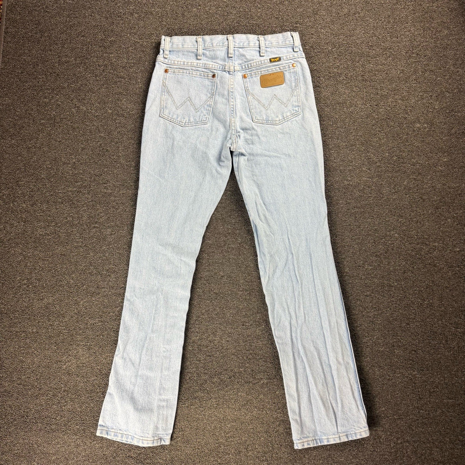 Wrangler Cowboy Cut Slim Fit Jeans Bleach Wash 936GBH Mens 30×32 Western Rodeo