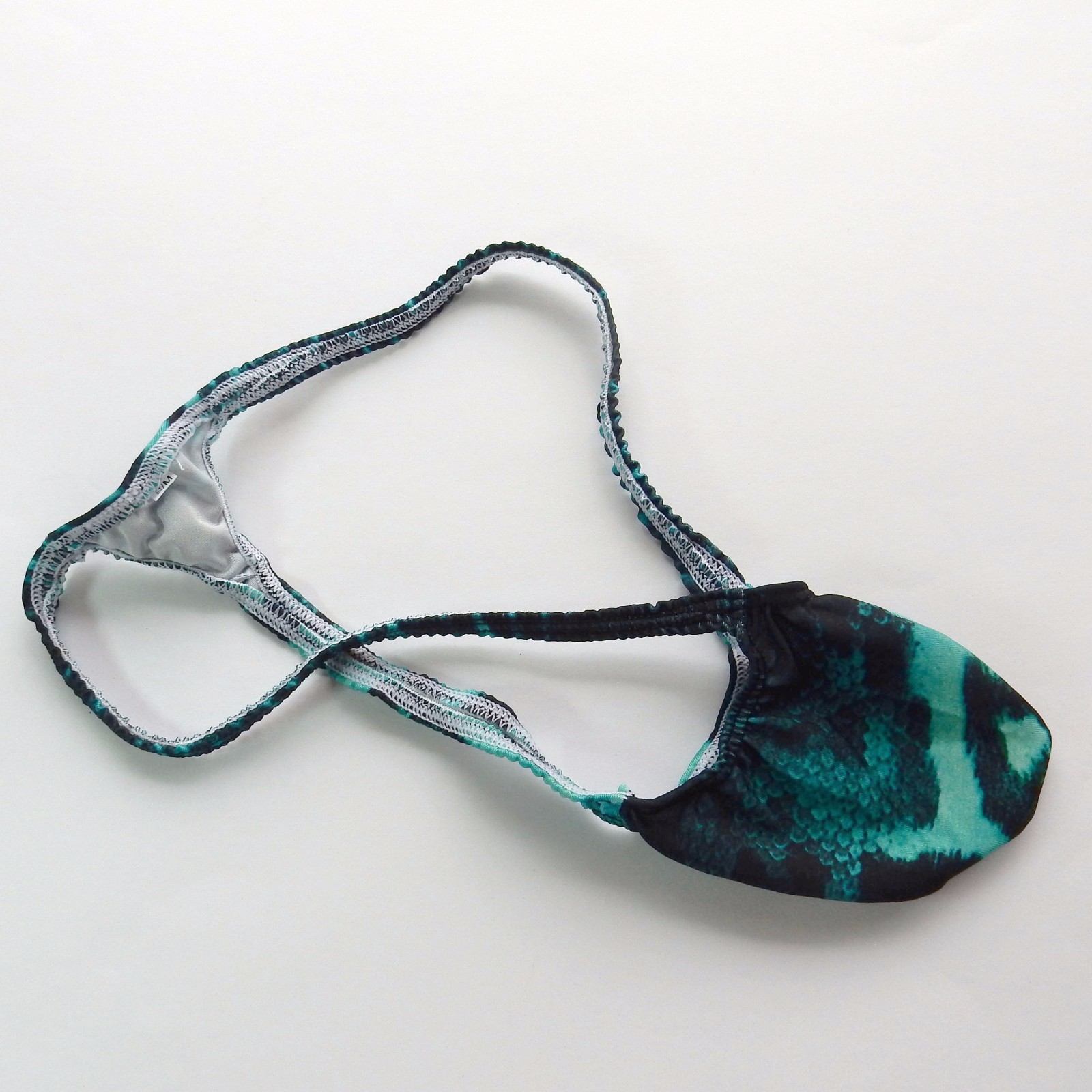 K403 P String Thong Grape Smugglers Contoured Pouch Multiple prints Swim Fabric