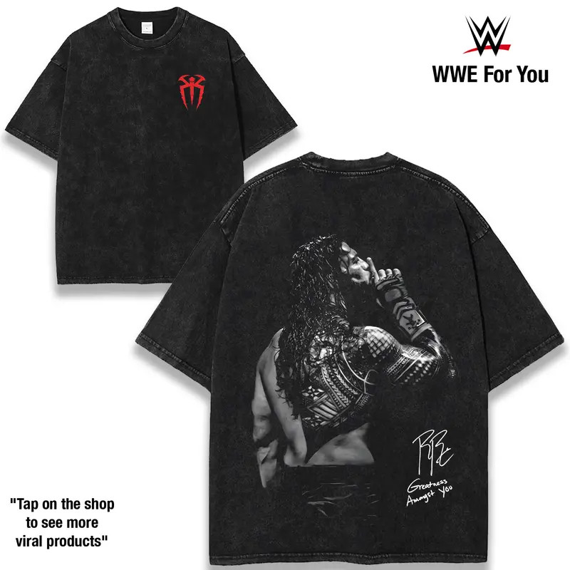 WWE Roman Reigns v8 Cotton Oversized T-Shirt