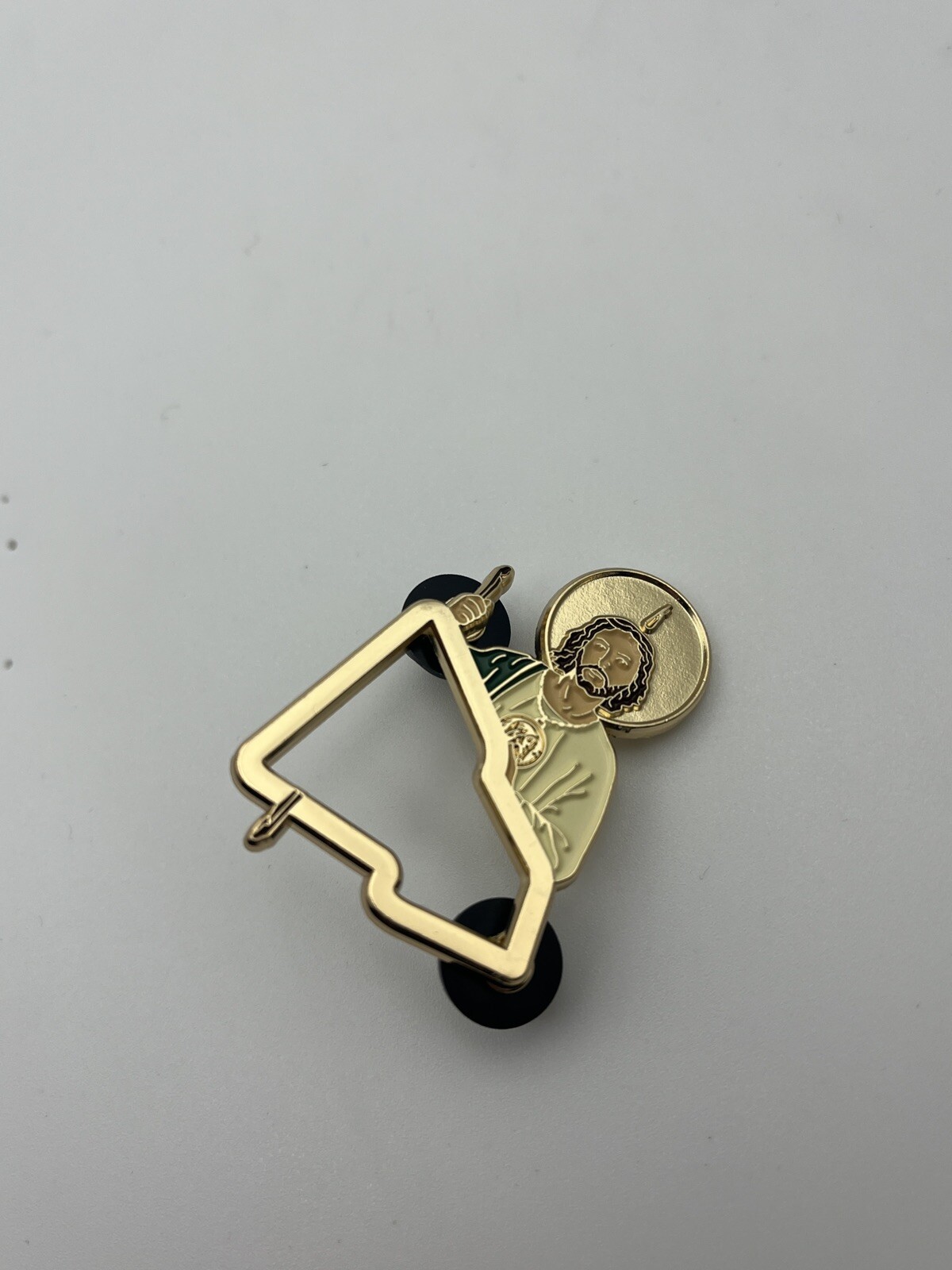 San Judas / St Jude Style Hat Pin For New Era Logo On New Era Fitted Hat