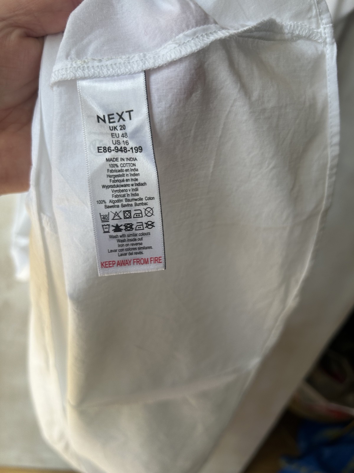 White Embroidered Cami Midi Dress Size 20 Lightweight Cotton New