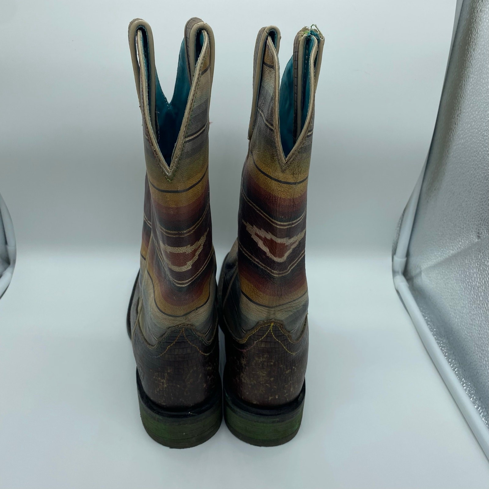 Ariat Circuit Savanna Western Mid-Calf Cowboy Boots Rodeo Women’s size 8.5