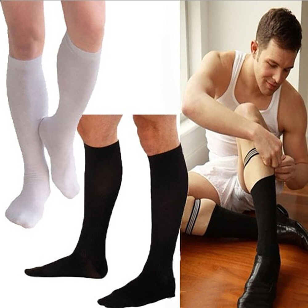 Over Knee High Sports Socks Men Long Athletic Sports Football Soccer Baseball