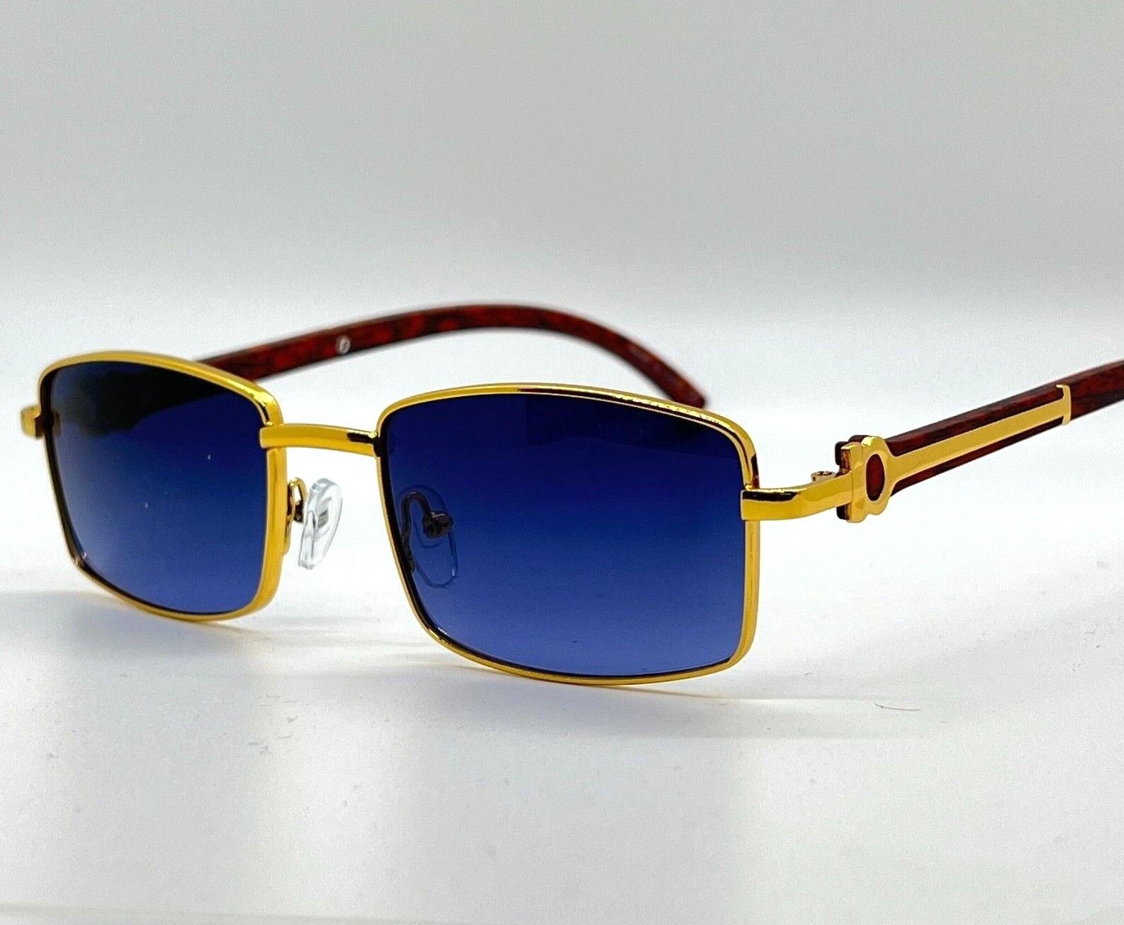 Sunglasses Men Rectangular Classy Fashion Trendy 80’s 90’s Casual Male Lentes