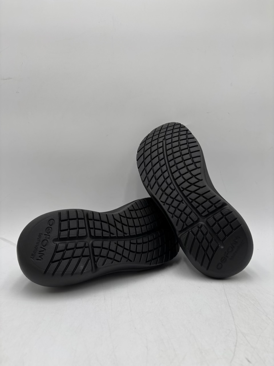 Oofos OOMY STRIDE 5087 Men’s NEW Lace-Up Shoe Black Multiple Sizes
