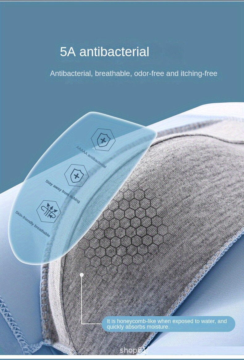 4pcs Men’s Ice Silk Cool Underwear, Sexy Ultra-thin Antibacterial Boxers Briefs