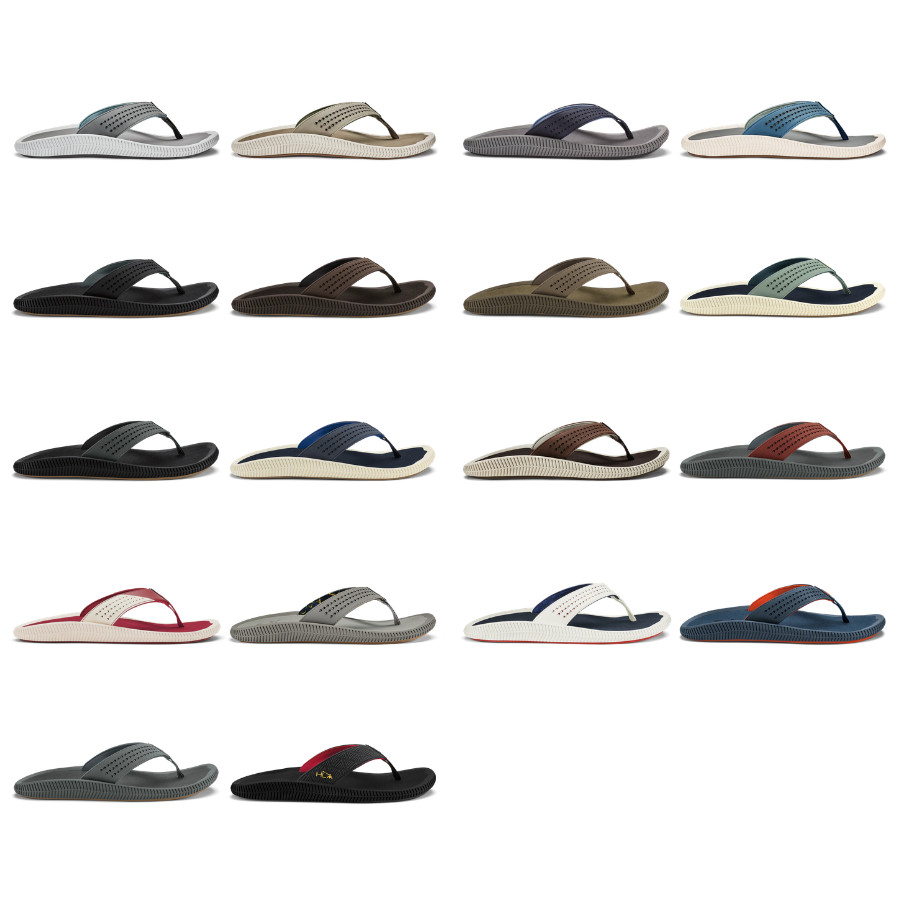 OluKai Ulele Men’s Sandals Flip Flops Brand New Authentic
