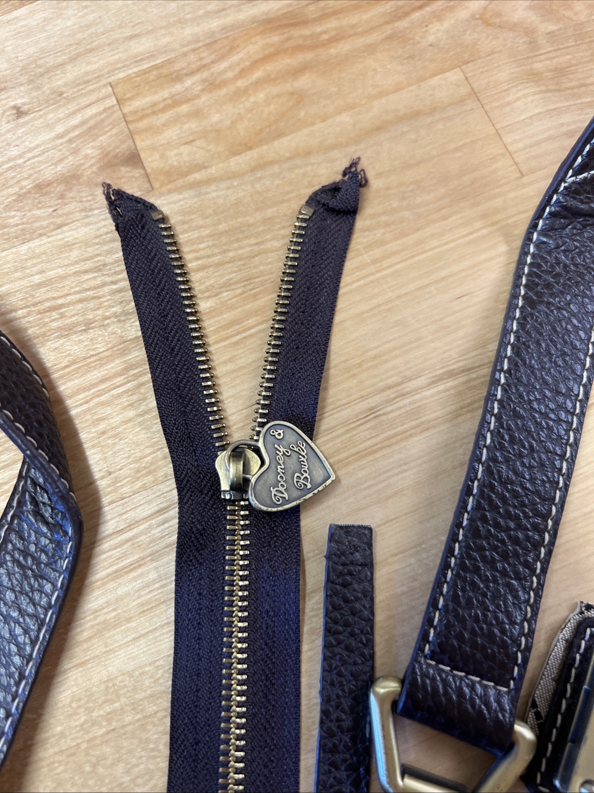 Dooney & Bourke Replacement Parts Zipper Metal Logo Lock Studs Handles