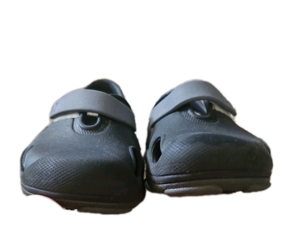 Crocs Black Classic All-Terrain Toddler Boys’ Clogs C7 Durable Slip-On Clog C7