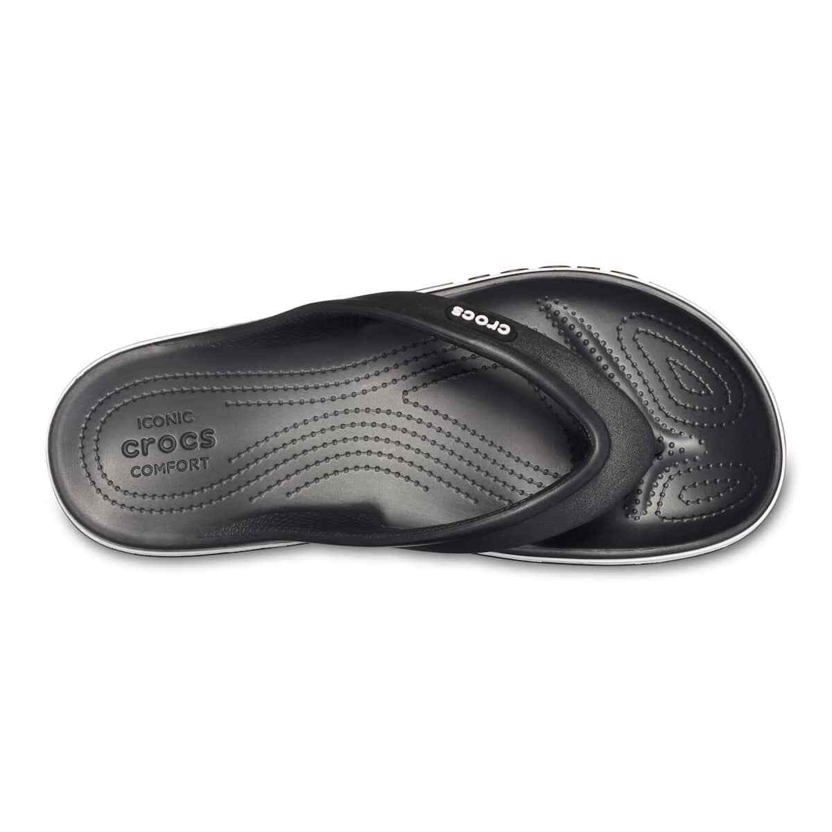 Crocs Adult Bayaband Flip Flops Comfortable Beach Sandals for Men and Women