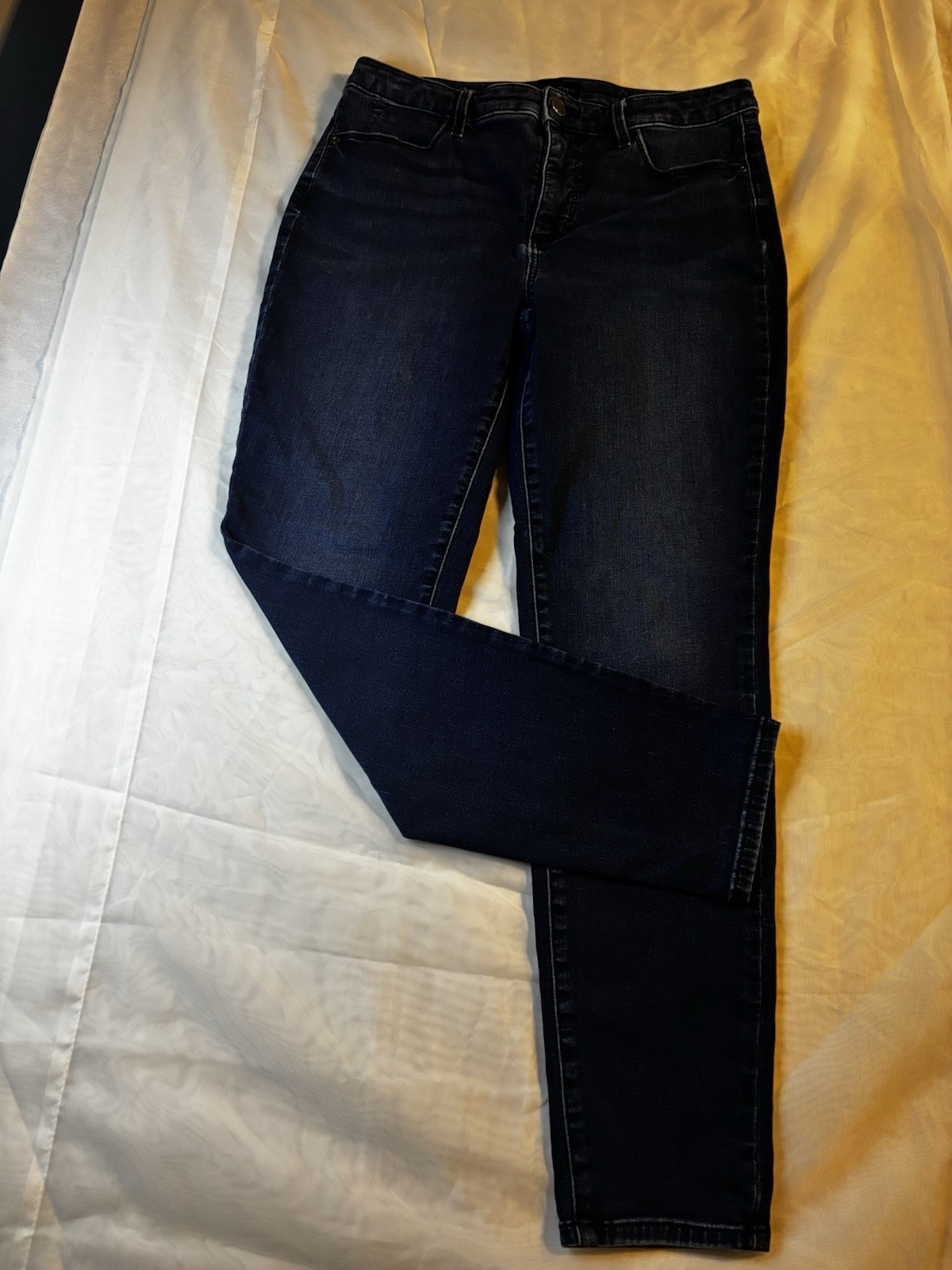 Talbots Women’s Blue Dark Wash Jegging Jeans Size 8 Mid Rise Stretch 5-Pocket