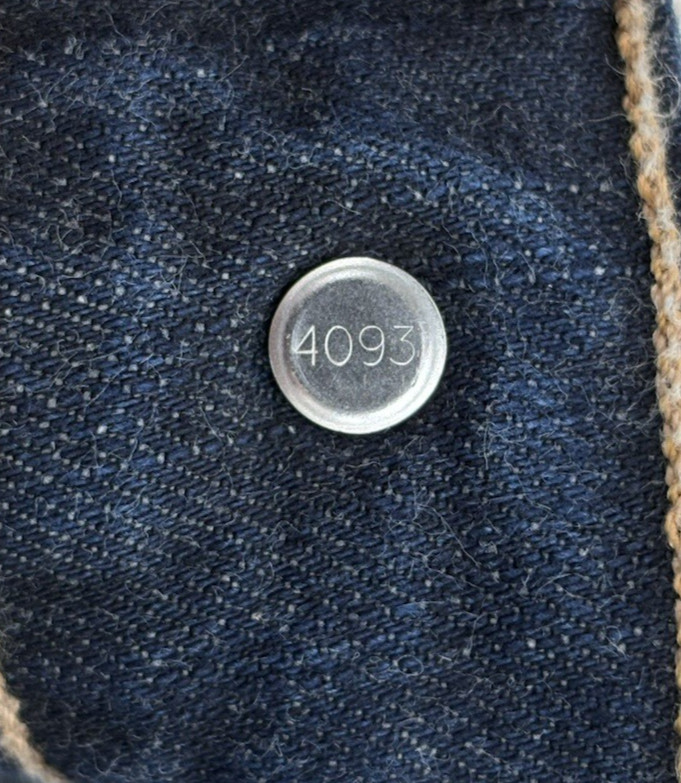 VTG Levis Super Skinny Jeans Mens 32×32 Blue Dark Wash Stretch Leather Patch Y2K