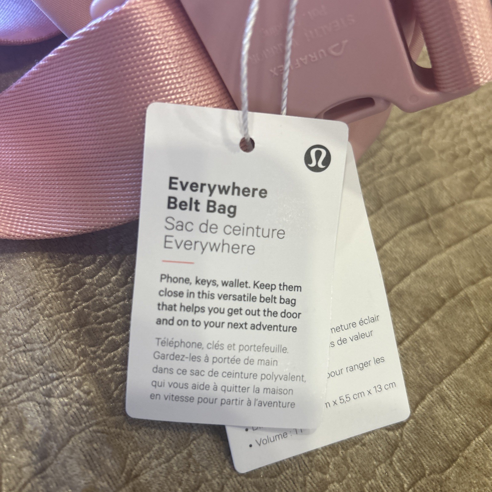 Lululemon Everywhere Belt Crossbody Bag Pink Women NEW