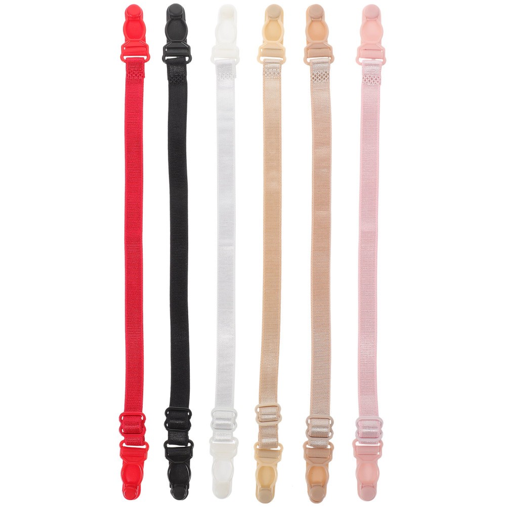 6 Pcs/Set Anti-slip Buckle Bra Shoulder Strap Clip Holders