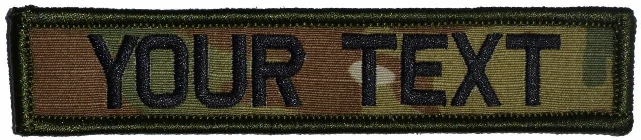 1×5 Custom Military / Police Name Tape / Text Patch
