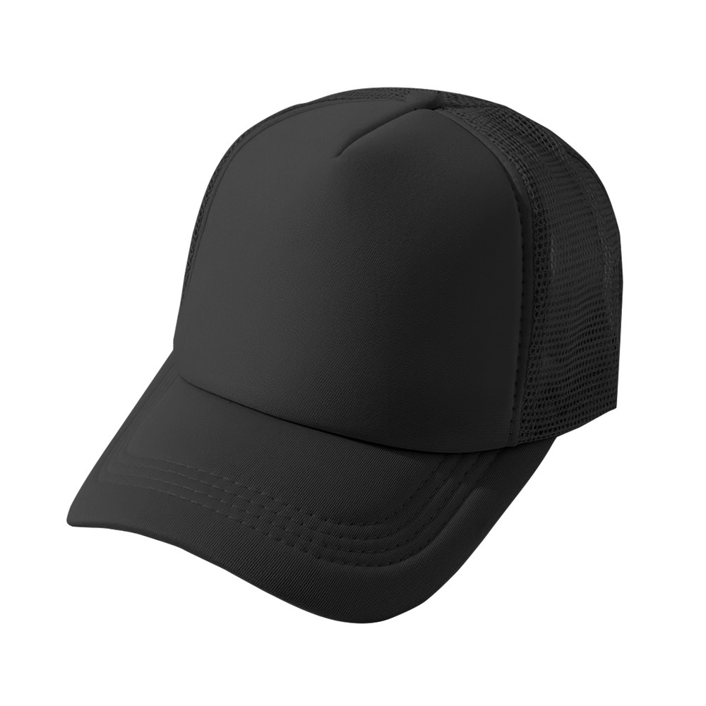 Custom Text Logo Trucker Hat Retro Black Mesh Snapback Personalized Gift Cap