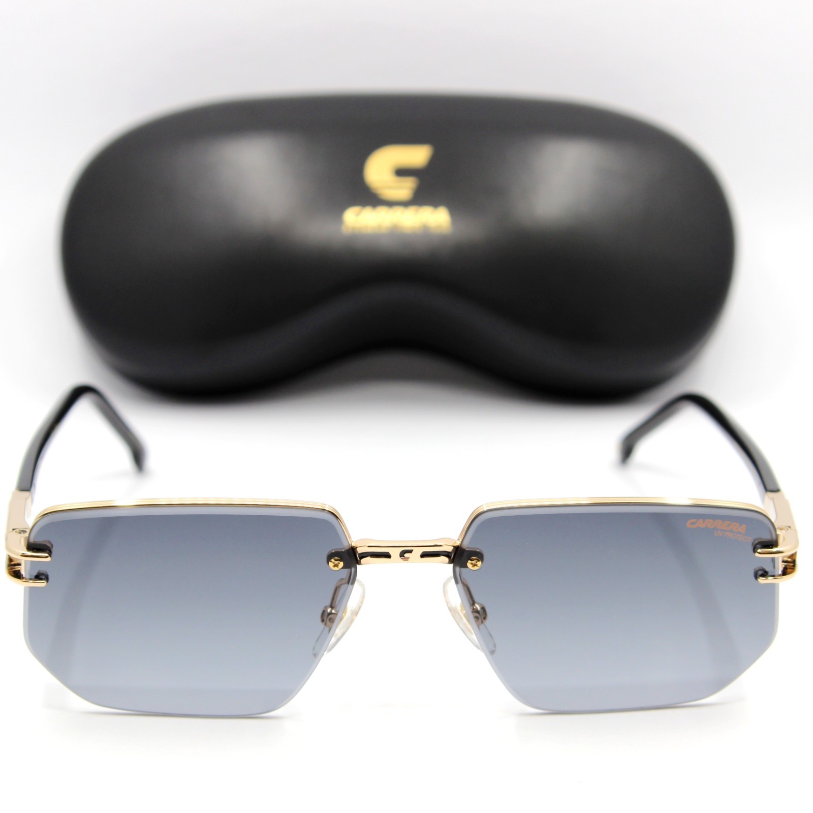 NEW Carrera 1070/S RHL Sunglasses Gold Black Frame/Dark Grey Gradient Lens 60mm