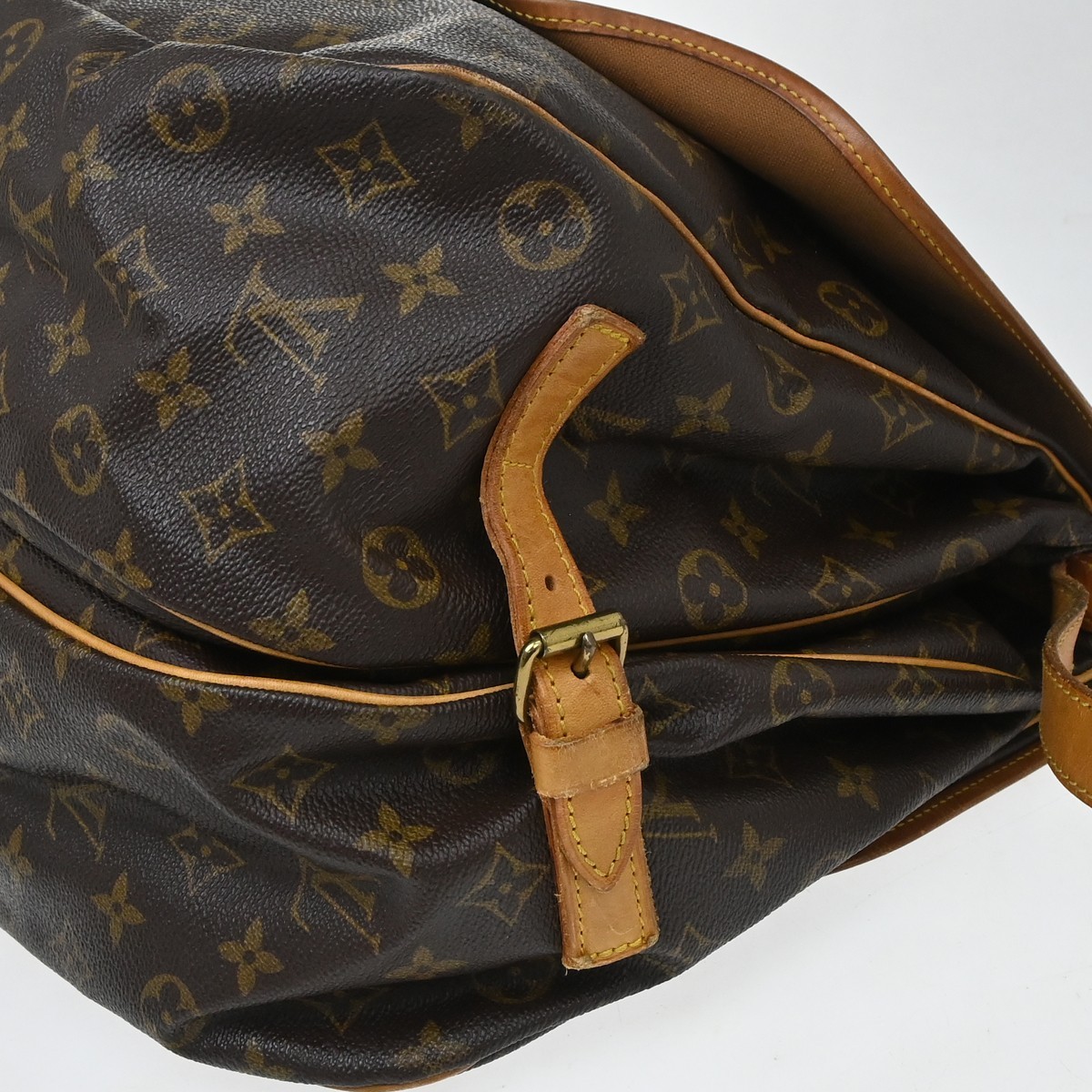 Best06 LOUIS VUITTON SAUMUR 35 SHOULDER BAG MONOGRAM M42254 AR0992 YQ05746