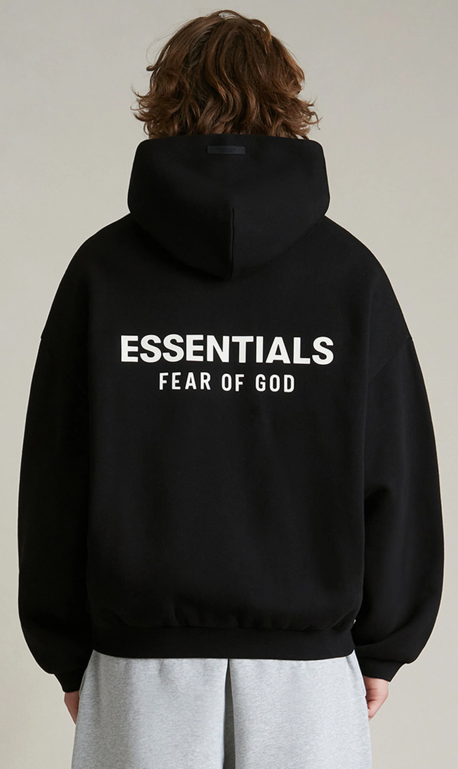Fear of God Essentials Fleece Hoodie 2024 Black Authentic New Size SMALL