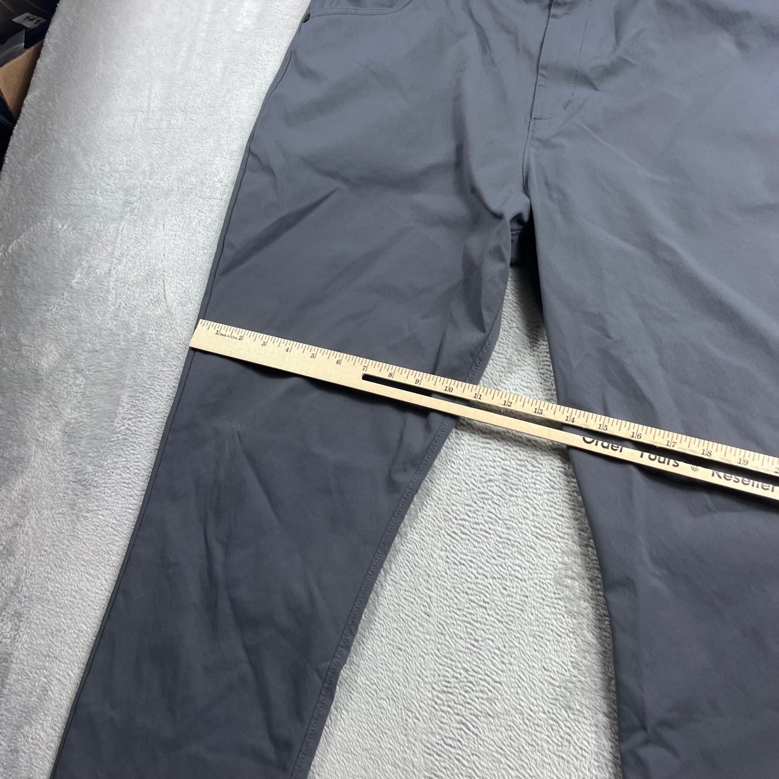 Public Rec Mens All Day Every Day 5-Pocket Pants Grey 38/30 Tech Trousers