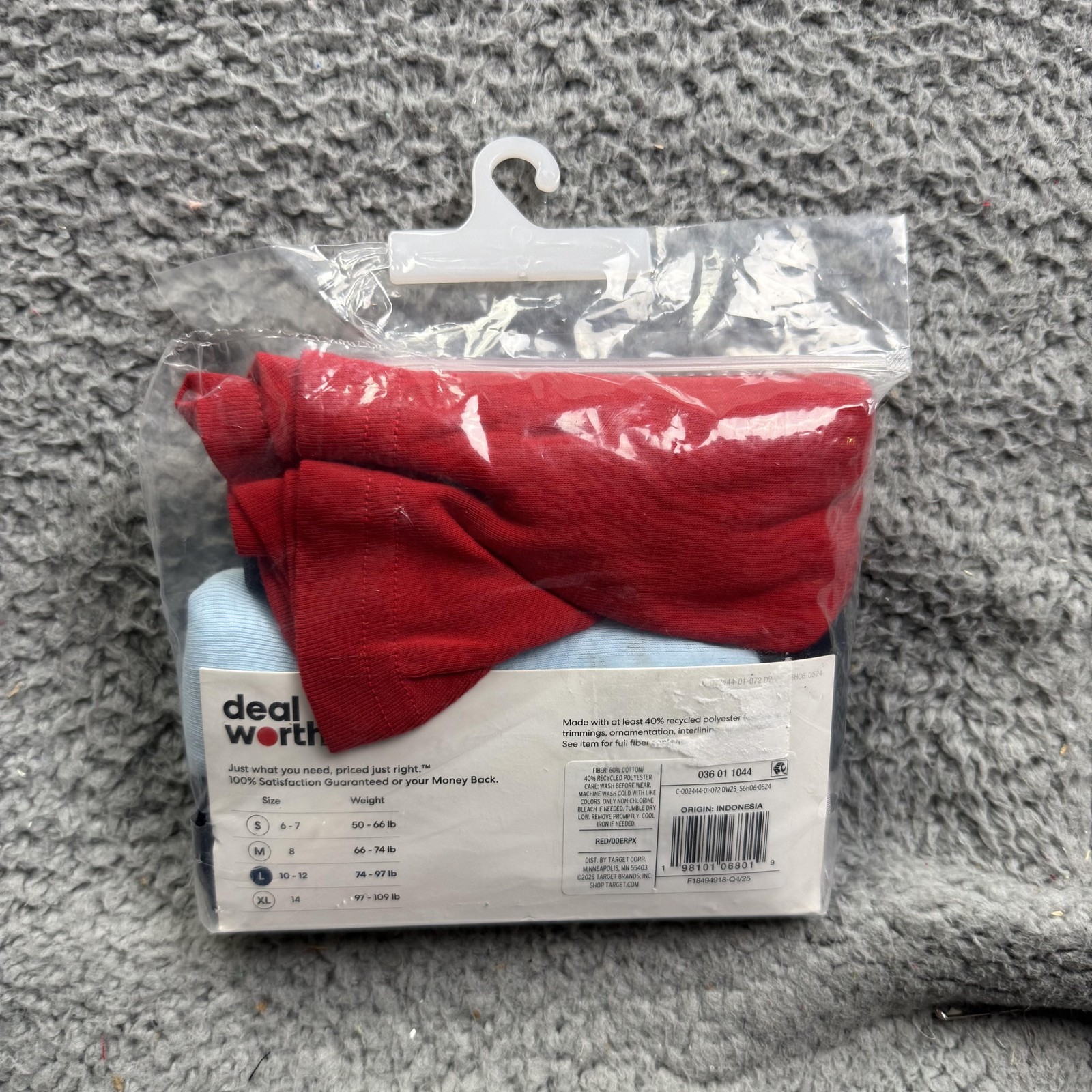 Deal Worthy Boxer Briefs Boys Large 10-12 Solid Colors 3 Pack Underwear Cotton