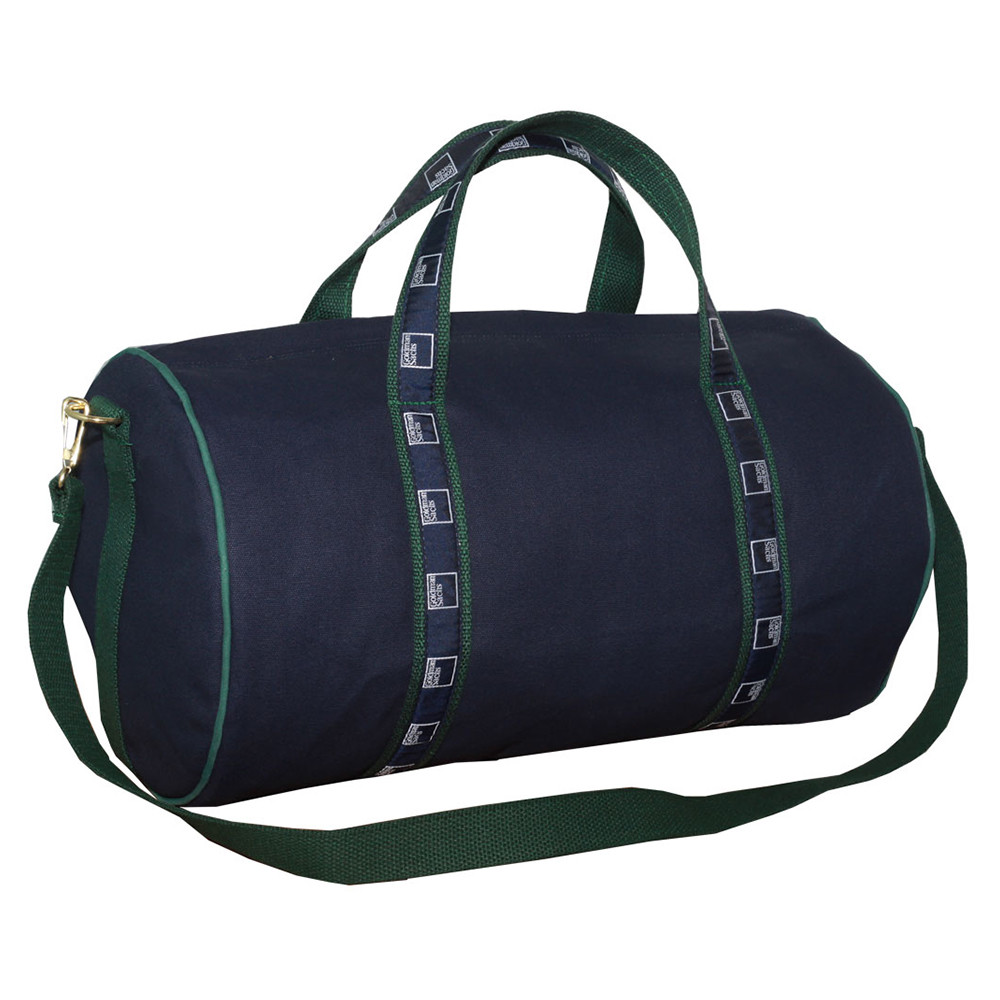 NEW Authentic 21″ Goldman Sachs Duffle Banker Bag – Navy/Hunter Green