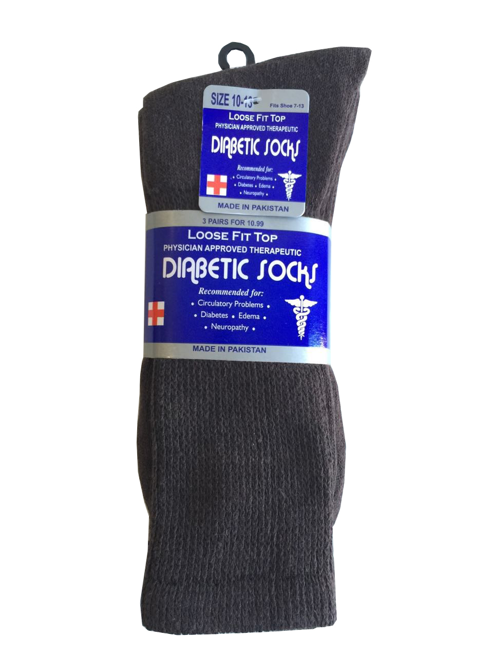3 Pairs Diabetic CREW circulatory Socks Health Men’s & Women’s Cotton ALL SIZE
