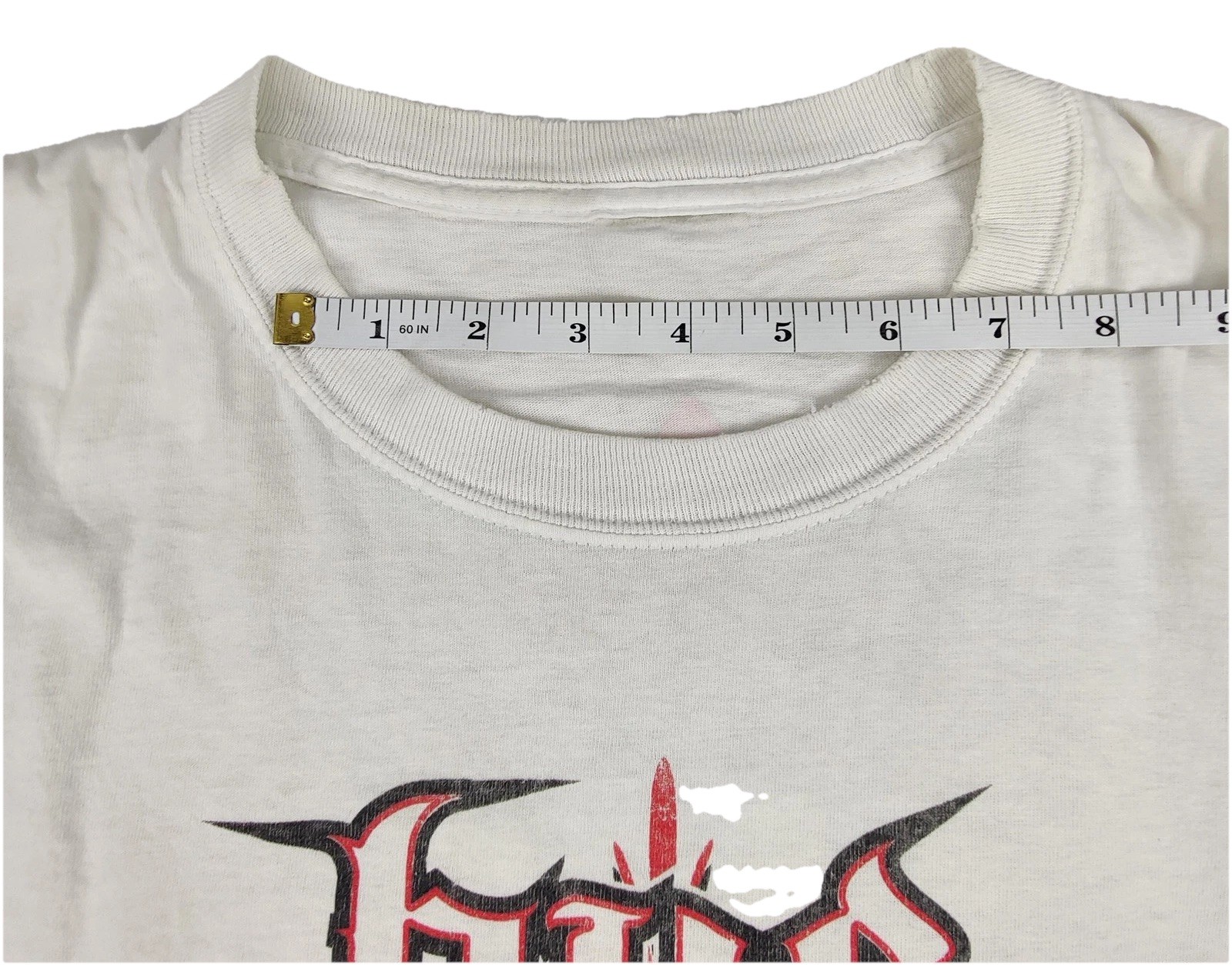 Backyard Customs Shirt Mens XL White Tribal Logo Graphic Tee Automotive BYC