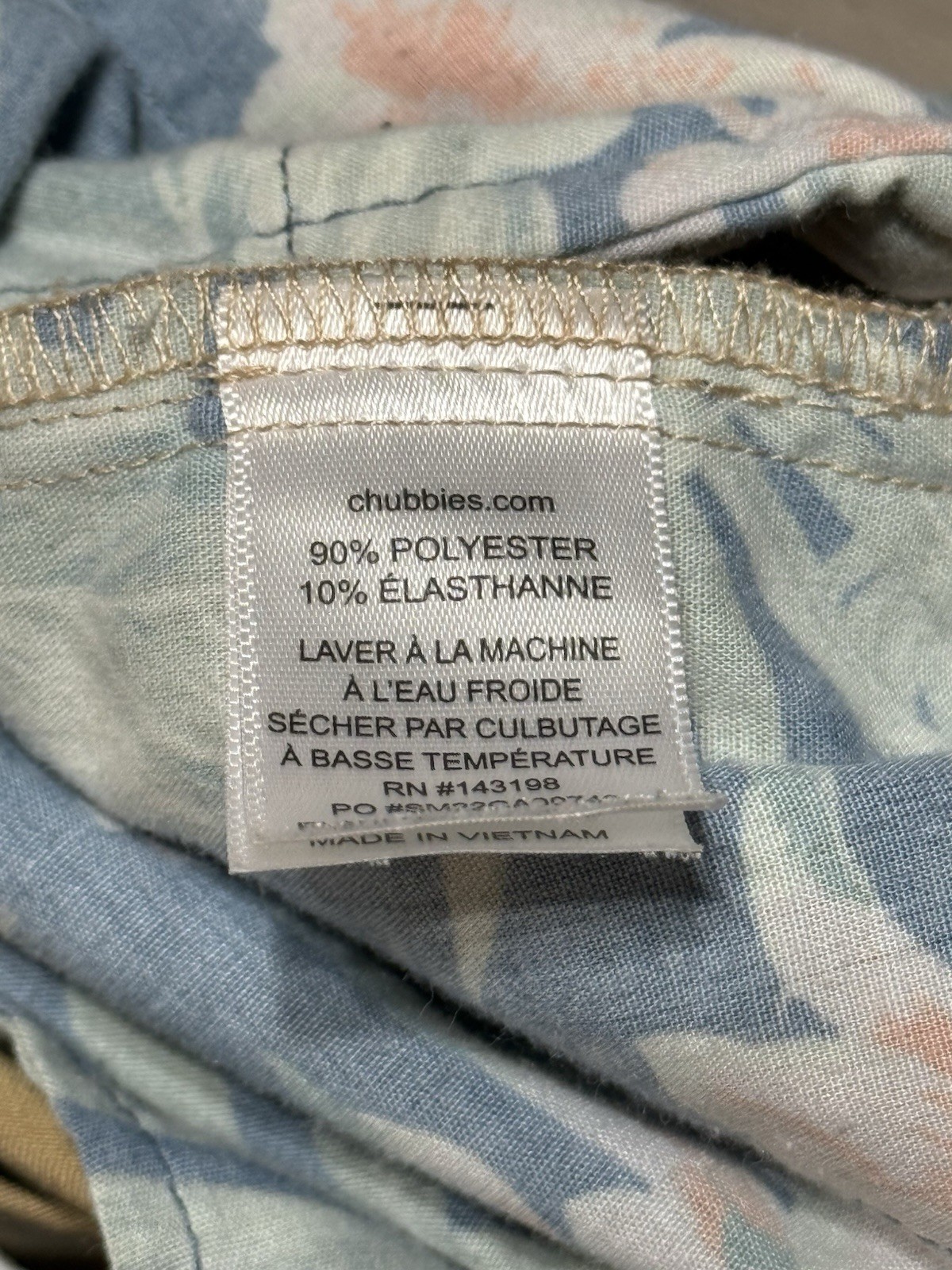 Chubbies Everywhere Performance Pants Men’s S Khaki Drawstrings Stretch Chino