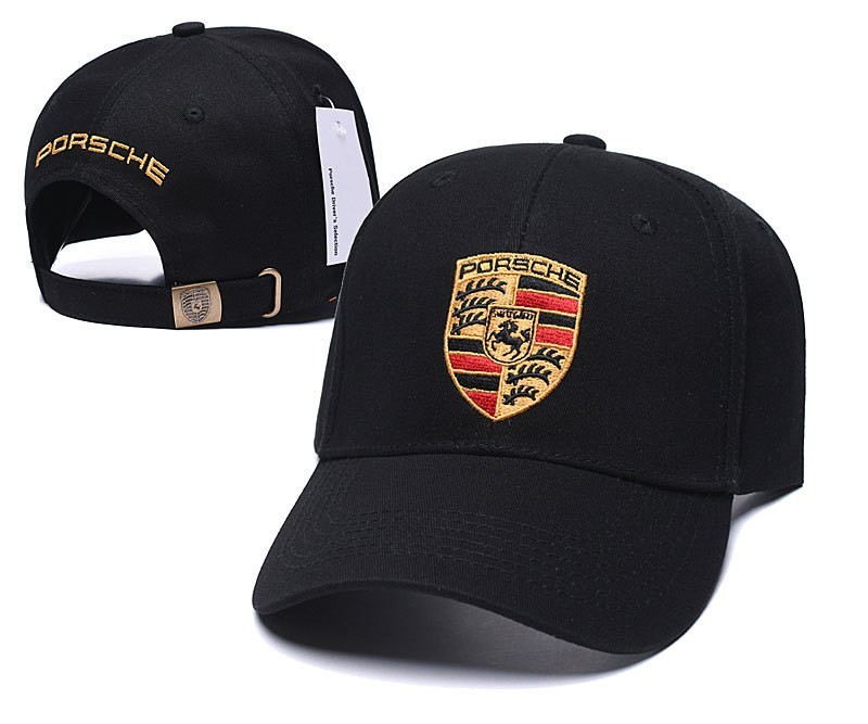 Porsche Embroidered logo hat tradition Baseball cap Golf hat Adjustable