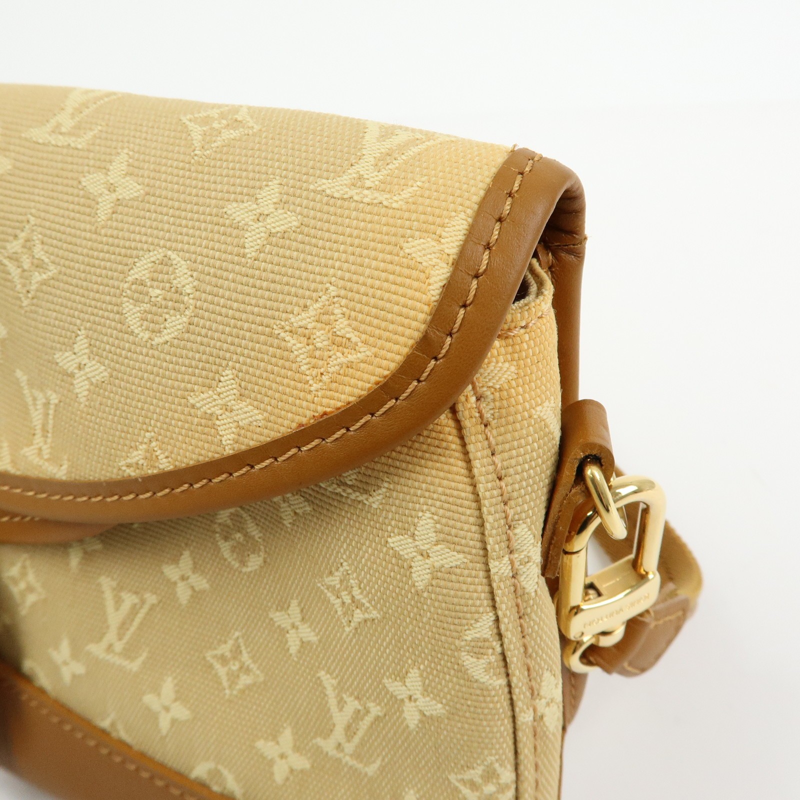 Louis Vuitton Monogram Mini Marjolie Hand Bag Beige M92694 Authentic Used F/S
