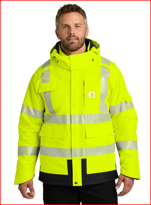CT106694 Carhartt ANSI 107 Class 3 Waterproof Heavyweight Insulated Jac Large