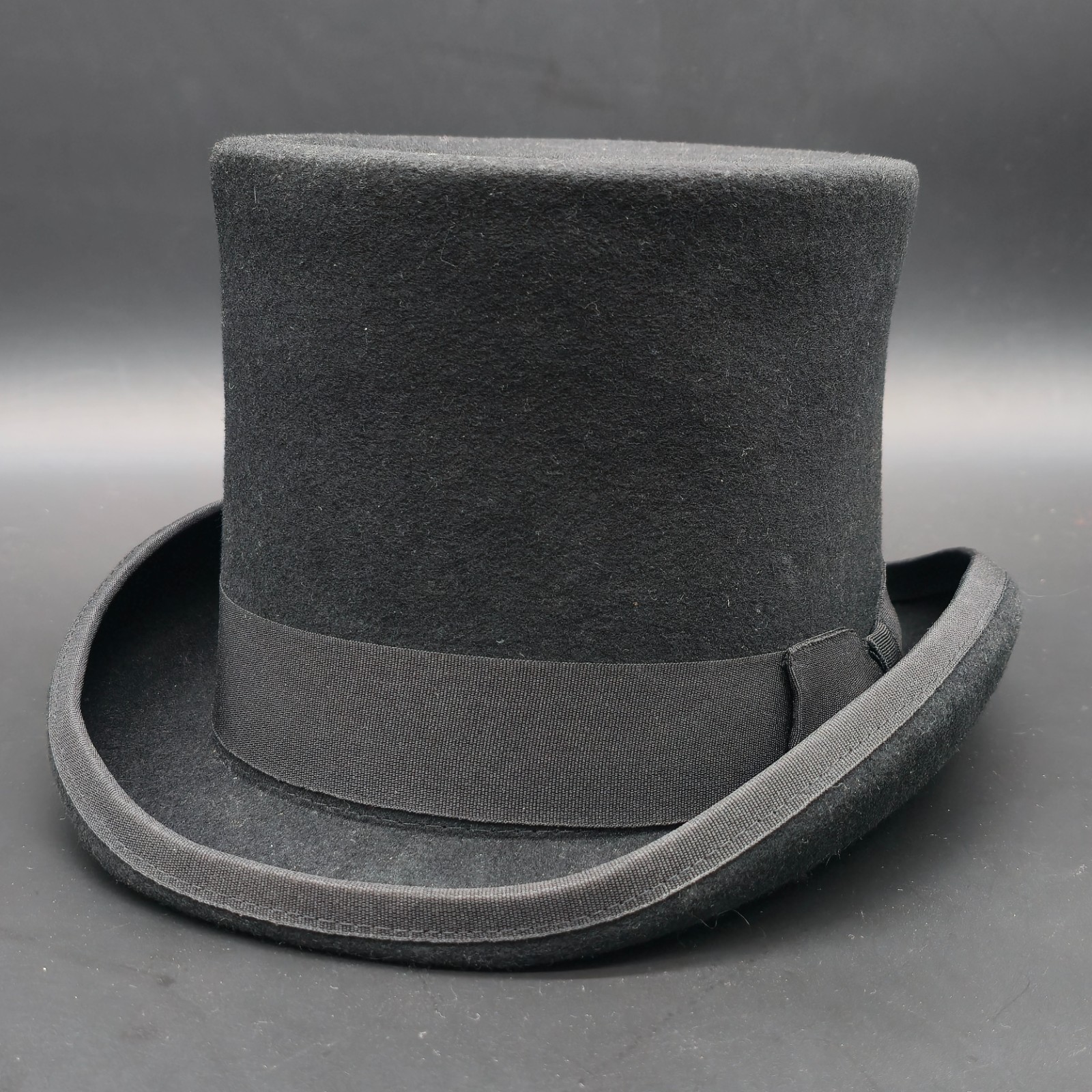 Vintage Wool Victorian Steampunk Mad Hatter Top Hat Magic Hat Gentlemen Theatre
