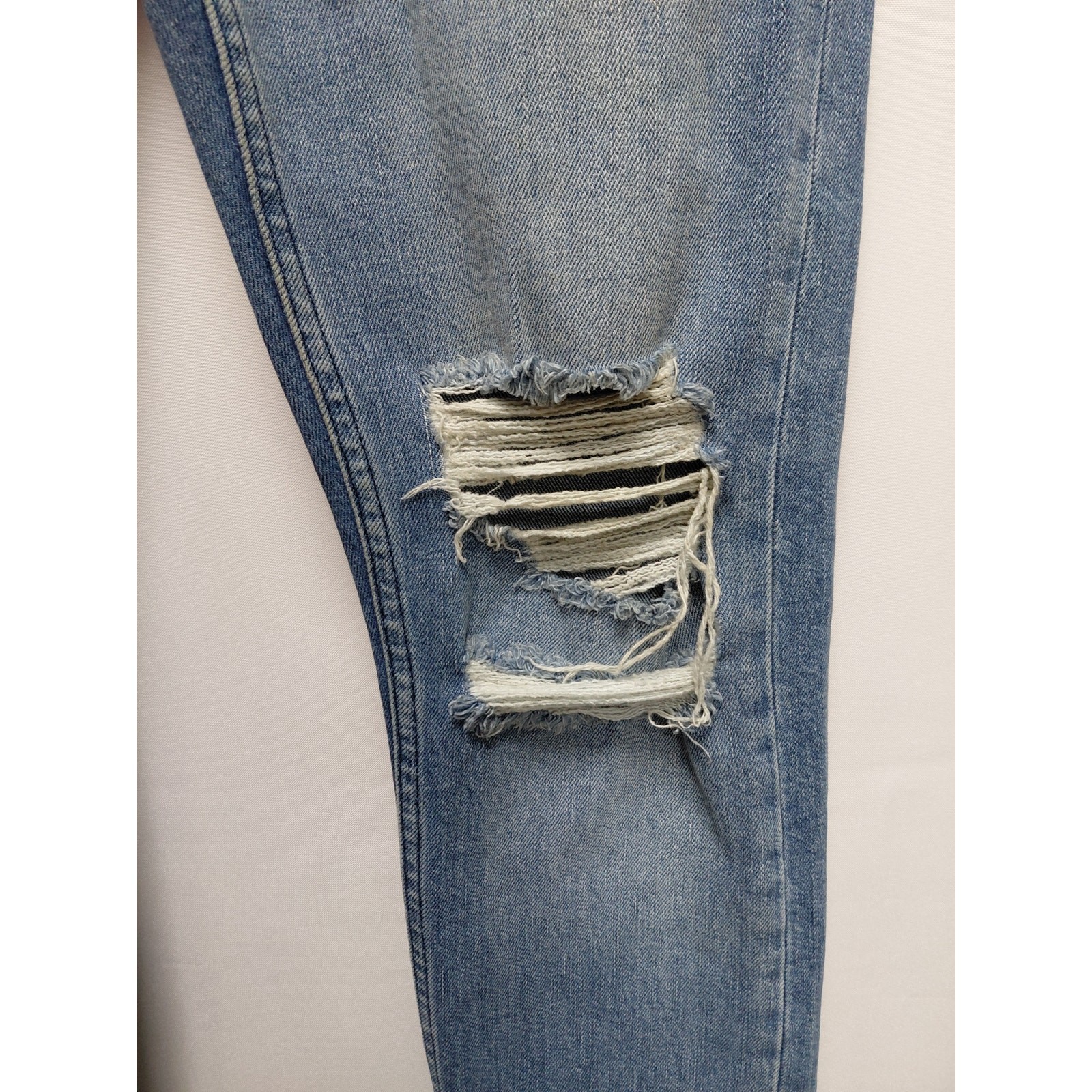 Ted Baker London Distressed Blue Jeans Mid (10-12 in) Skinny Denim Women Size 26