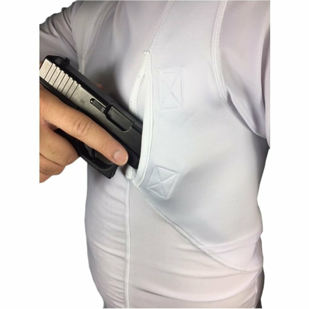 Mafoose Men’s Tank Top Sleeveless Concealed Carry Gun Holster Shirt Medium – 4XL